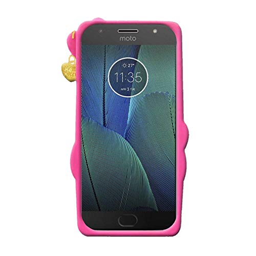 Image of Unirock Hello Kitty Back Case Cover for Asus Zenfone Max Pro M1| 3D Cute Hello Kitty Case |Soft Silicone Rubber Back Cover with Pendant Kitty Cover for Asus Zenfone Max Pro M1 (Pink)