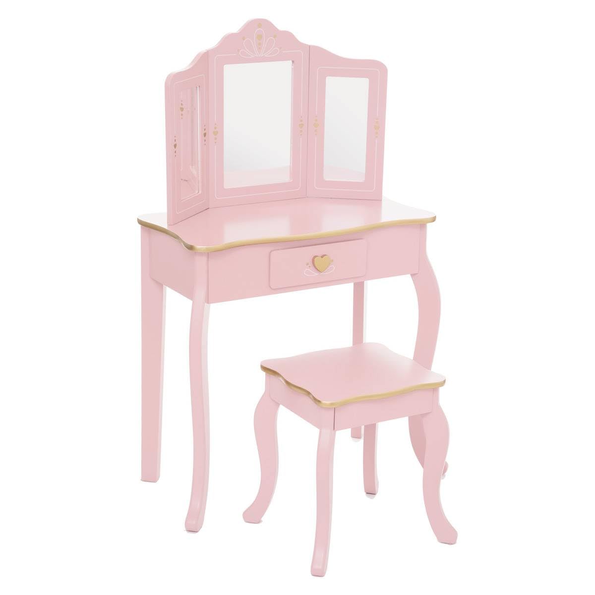 Tocador con Taburete Sissi Rose Atmosphera