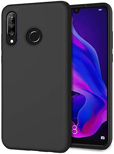 FITSMART Silicon Flexible Back Cover For Huawei P30 Lite/Huawei P30 Lite New Edition,Black (B084KYVRSW) Amazon Price History, Amazon Price Tracker