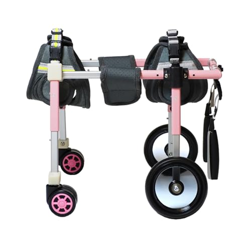 Silla de ruedas para perros ajustable con soporte integral para todas las razas 2