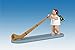 Produktbild Engelmusikant - Engel mit Alphorn ohne Krone - Weihnachtsengel  Holz - Höhe ca. 6 cm - Handarbeit Erzgebirge - NEU