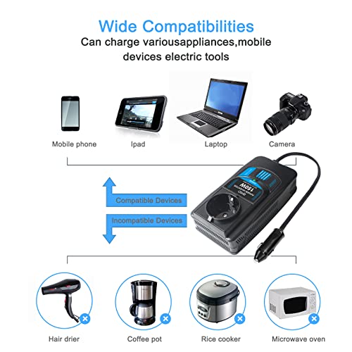 150W Potenza Invertitore per Auto, Inverter