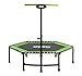 Salta Trampoline Unisexe pour Jeunesse Fitness Trampoline – avec poignée, 5357G, Vert, 140 cm