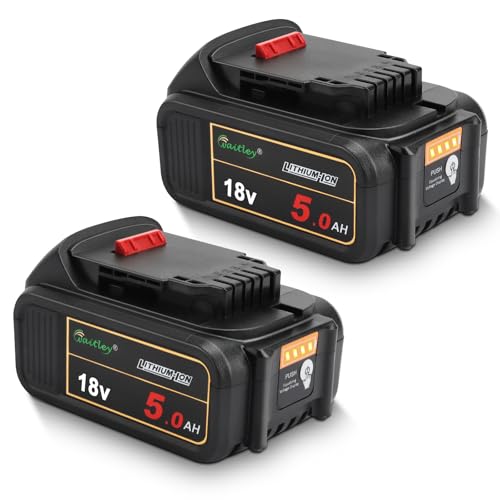 2X Waitley 5.0A DCB184 para Dewalt 18V Batería DCB184 DCB200 DCB1...