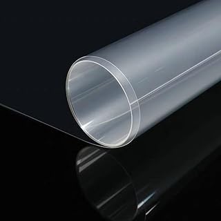 0.1mm Transparent Window Security Film Adhesive Shatterproof Anti Shatter Glass Film Safety Glass Protection Sticker for Home and Office,17.7Inch x 8.2feet