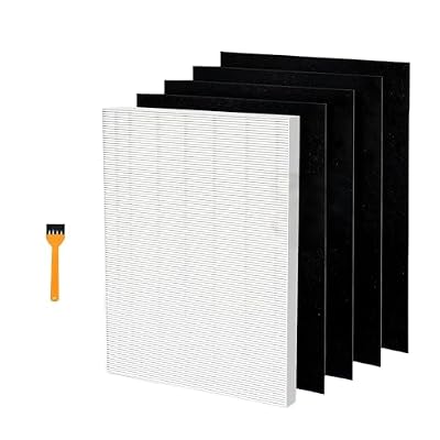 1 True HEPA Filter And 4 Activated Carbon Pre-Filters,Compatible For WINIX P150 Air Purifier,High Efficiency,Low Noise,Long Lasting,Easy Install