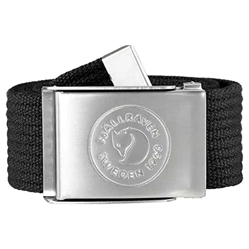 Fjällräven Unisex 1960 Logo Gürtel, Black, One Size