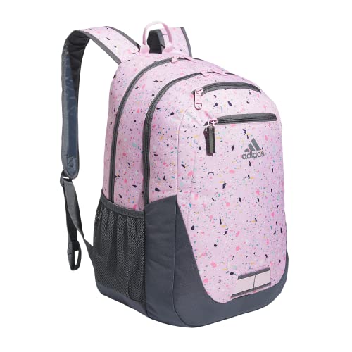 adidas Foundation Backpack Discontinued, Speckle Orchid Fusion/Onix Grey/Orchid Fusion Purple, One Size