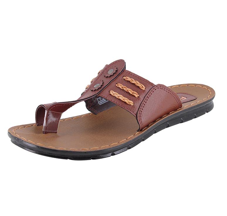 FLITE Slippers for Men/Kohlapuri Slippers for Men/Sandals For Men/Flip Flop For Men (Brown, numeric_6) (B09YGT2ZGK) Amazon Price History, Amazon Price Tracker