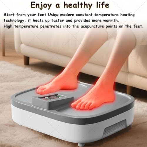 Massaggiatore plantare con calore, 300 W, massaggio elettrico riscaldato per neuropatia e fascite plantare, ottimo regalo per uomini e donne