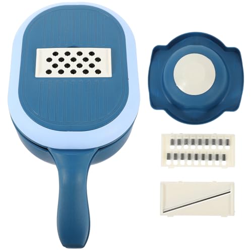 Cortadora y Picadora Manual de Verduras Ajustable azul miniatura 1