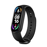 Kemite Xiaomi Band 6 1,56 inch Amoled Mi Band 6 fitnesstrackerband, bloedzuurstof-hartslagtest, alleen Engels en Chinees.