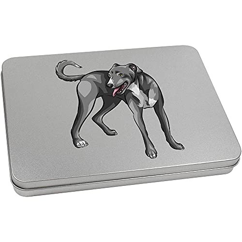 Azeeda 220mm 'Lurcher' Metal Hinged Tin/Storage Box (TT00155022)