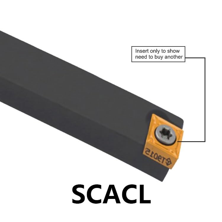 SCACR-1212K09 External Turning Tool 8mm 10mm CCMT06 Inserts Metal Lathe Sale Tools Tungsten Bar Cutter Turning Tool Holder(SCACR-0808K06)