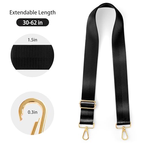 Image of Purse Straps Replacement Crossbody Straps for Purses,Wide Shoulder Strap for Bags Extender Guitar Straps for Handbags