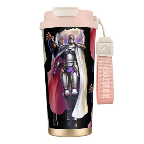 北斗の拳 ほくとのけん ステンレス マグボトル 保温 保冷 おしゃれ 直飲み 軽量 漏れ防止 会社 学校 アウトドア ギフト プレゼント 誕生日 母の日 父の日 クリスマスPink