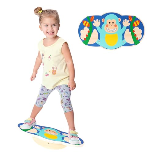 Balance Board Kinder, Balance Board Holz, Wackelbrett, Balancieren Kinder...