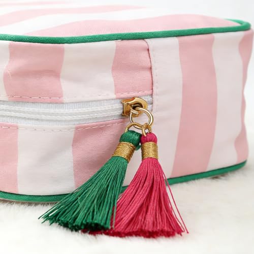 Bolsa para azulejos Mahjong con cremallera y fleco miniatura 3