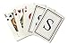 Lantern Press Monogram, Estate, Gray and Blue, S (52 Playing Cards, Poker Size Card Deck with Jokers)
