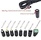 JZK DC 5Volt Ladegerät, AC-Adapter Netzteil Ladegerät AC 100-240V auf DC 5V 1.5A 1A 1000mA inkl Micro-USB für CCTV-Kameras, LED-Streifenlichter, Tablet-PC, Ebook-Reader, Spiegelbeleuchtung