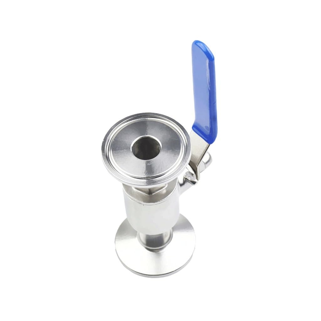 Valvola A Sfera Sanitaria In Acciaio Inox Da 1pcs 304, TRI CLAMP Ferrule Od. For Diario Homebrew. (Size : 32mm x Ferrule 50.5)