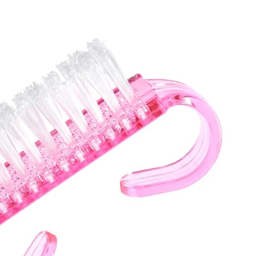 Cepillo uñas manicura pedicura limpiar polvo herramientas archivo limpieza manos, 20 piezas 2