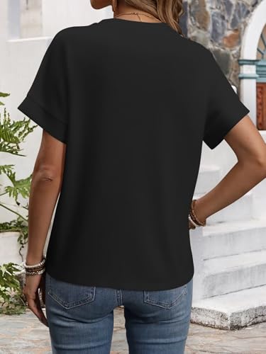 Bliwov Womens Summer Basic Casual T Shirts Going Out Trendy Tops Business Outfits Beach Vacation Clothes Fashion Tees - Image 6