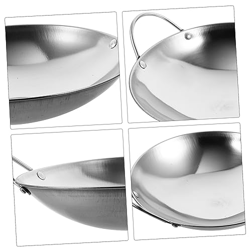 ULTECHNOVO Set de 2 Woks de Acero Inoxidable miniatura 4
