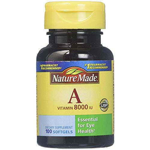 Nature Made Nat Made A Nt 8000Iu 100 Sg, Pack of 3