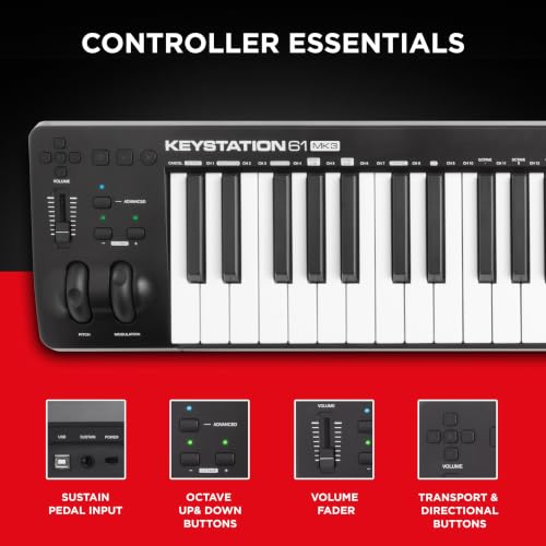 Image of M-AUDIO Keystation 61 MK3 USB MIDI Controller