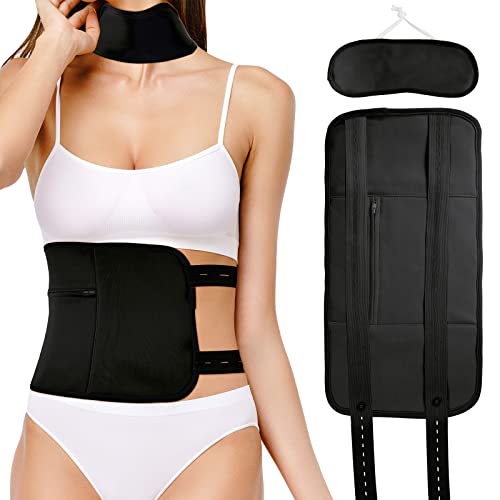 Paquete de aceite de ricino, kit de envoltura de aceite de ricino reutilizable, paquete de envoltura de compresión de franela de algodón orgánico para el hígado,ayuda a dormir