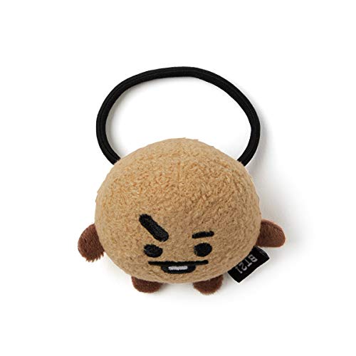 Image of BT21 Official Merchandise by Line Friends - SHOOKY Character Plush Figure Lying Hair Tie Accessories