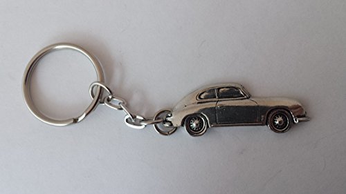 Preisvergleich Produktbild Porsche-Schlüsselanhänger 3D 356A RING aus feinem englischem Zinn