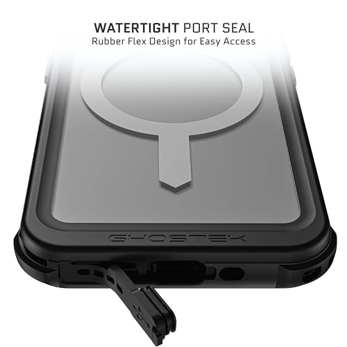 Ghostek Nautical Waterproof Apple iPhone 15 Pro Case with Holster Belt Clip, Screen & Camera Protector, MagSafe Compatible - Image 4