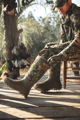 Image of LaCrosse 17 inch Alpha Agility Snake Boots for Men Featuring Waterproof Rubber, Eva Soles, and Snake Guard Toe Protection