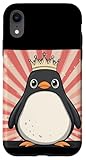 Installation facile Le Pingouin majestueux Fait Rire Les Rois et Les Reines Coque pour iPhone XR