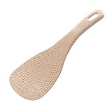 MEST Rice cuillère pagaie blé Paille de Riz cuiseuse Scoop Non cadavre Paddle Cuisine Accessoires(Beige)