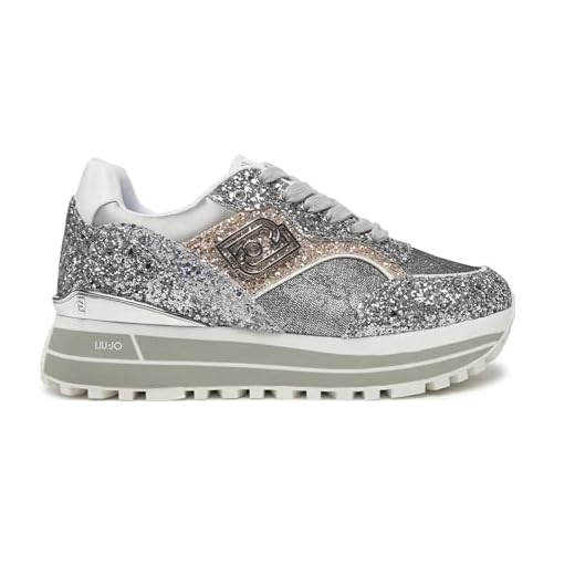 Sneaker Donna LIU-Jo Maxi Wonder 73 Silver DS25LJ14 BA5015 TX007 37
