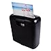 Produktbild 10 Liter Aktenvernichter Shredder Schredder Reißwolf Papierschredder 6 mm | H x B x T 32 x 29 x 14 cm | Schwarz, Silber