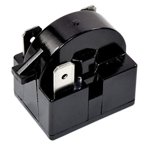 HQRP QP2-4R7 4.7 Ohm 3-Pin PTC Starter/Start Relay Replacement Compatible with Mini Fridges, Compact Refrigerators, Beverage & Wine/Beer Coolers, Deep Freezers, Beer/Wine Refrigerators