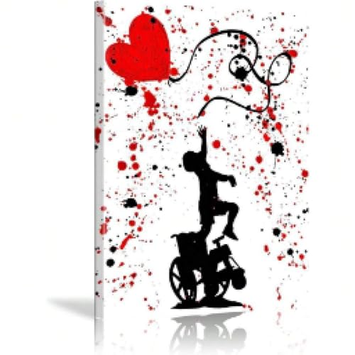 Affiche de graffiti abstrait lianyibo 35x45cm pour habiller un mur vide avec cadre inclus