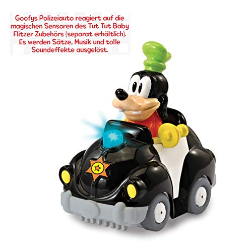 Vtech Tut Baby Flitzer-Goofys Polizeiauto bebé, juguete, coche Goofy (80-521604)