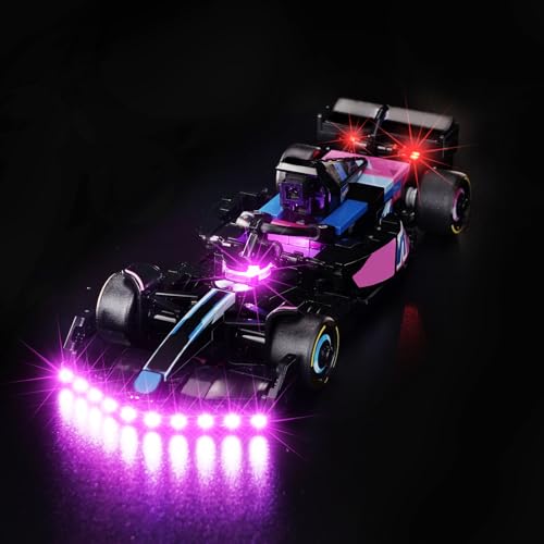 Image of Upgraded Led Light Kit Compatible with Lego BWT Alpine F1 Team A524 Race Car Building Set, Lights Decoration Compatible with Lego 77248 (Model Not Included)