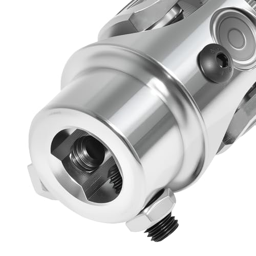 Image of 3 /4 inch-36 Spline X 3 /4 inch DD Stainless Steel Steering U Joint, Universal Joint Single Steering Column Shaft U Joint, Total Length:83mm (3-1 /4 inch)