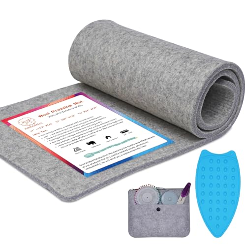 Wool Pressing Mat for Quilting15 x 54 XL Extra Large Felt Ironing Pad 3/8