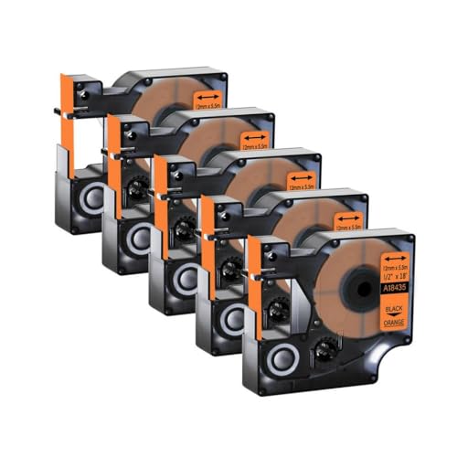 5PK IndustrialIndxe[vA18443 18444 18445ƉF1000 4200v^[ƌ݊(5PK Black on Orange)