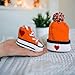 Handmade Orange Baby Booties and Beanie Set, Organic Newborn Outfit, Gender Neutral Baby Gift, 0-3 Months, 3-6 Months, 6-9 Months
