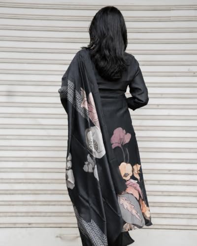 Image of Sun Fashion And Lifestyle Kurta Sets for Woman | Kurti Set |Women's 3 Piece Kurta Pant Dupatta Set |Cotton Blend Kurta Woman |Elegant Suit for Women |Dupatta