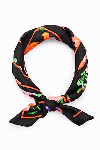 Desigual Floral Square Scarf3