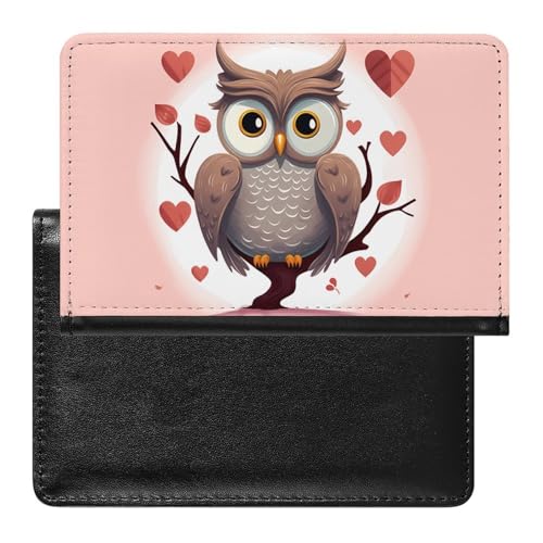 PU �p�X�|�[�g�v���e�N�^�[�AOwl Lover1 �v�����g �g���x�� �h�L�������g �I�[�K�i�C�U�[ ���s���z �N���W�b�g�J�[�h�X���b�g�t�� ���j�Z�b�N�X �p�X�|�[�g�z���_�[